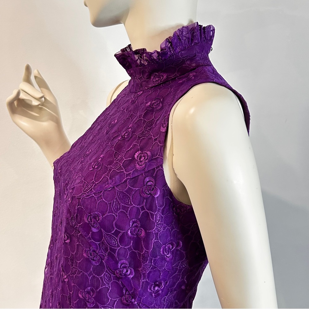 Late 60s Vintage Micro Mini Party Dress - Picture 10 of 17